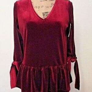 Halogen Velvet Top